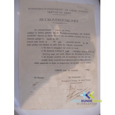 1948 Vrijleve huurovereen komst oud